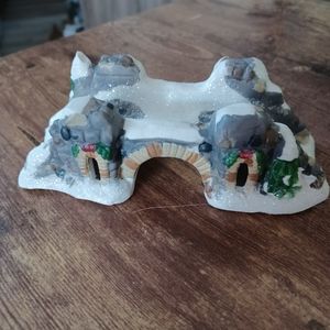 Cobblestone Corner snowy Cobblestone bridge